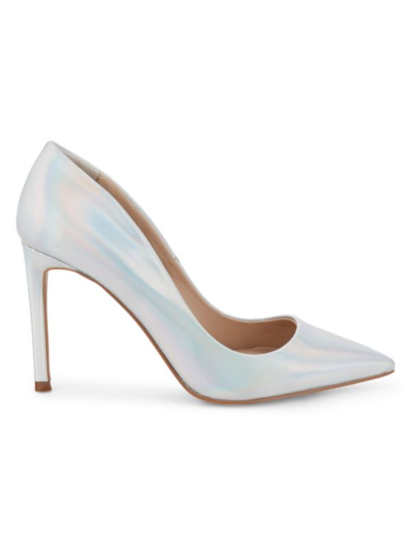 Charles David Rivals Iridescent Metallic Pumps